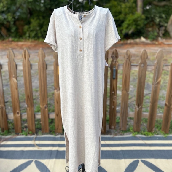 NWT Old Navy Henley Cotton Maxi Dress - Medium - Picture 7 of 10